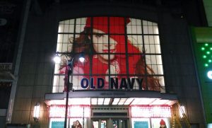 Old Navy Large Format Retail Window Signs