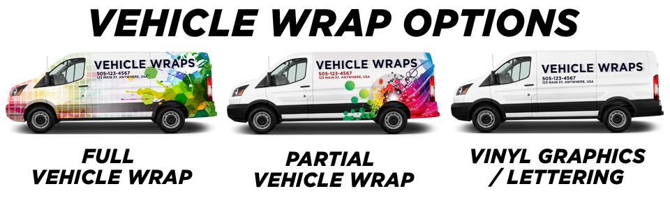 Paramus Vehicle Wraps vehicle wrap options