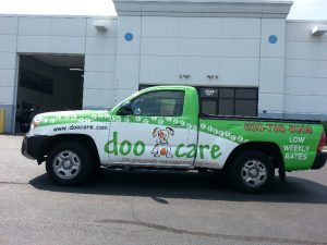 Doo Care Protective Custom Work Truck Wrap